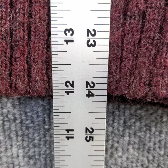 Knights Bridge Women's Pullover Knit Sweater Red Check Medium Crew Neck Vintage - Picture 11 of 12